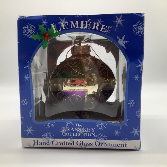 Lumiere Hand Crafted Glass Ornament from The Brass Key - Picture 12 of 12
